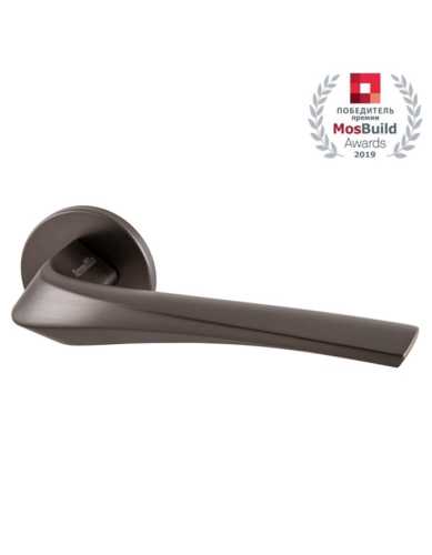 Комплект: Ручки Armadillo FLAME URS BPVD-77+Завертка+Магнитный замок и Петли Fuaro/вороненый никель