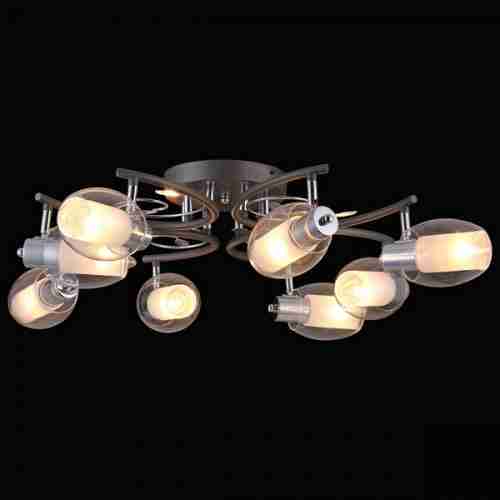 Люстра потолочная Natali Kovaltseva 75037-8C CHROME, GRAY