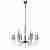 Подвесная люстра iLamp Vibe P9474-8+4 Nickel