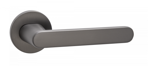 Ручка дверная "Фрапе", серия SLIM, матовый черный никель