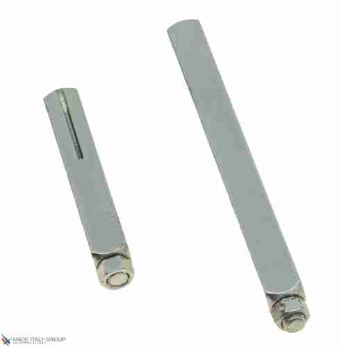 Квадрат для ручки 8мм длина 80 мм, с функцией антивандальная ручка