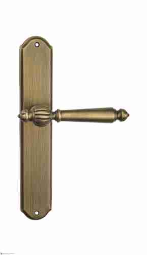 Дверная ручка Venezia "PELLESTRINA" на планке PL02 матовая бронза