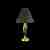Интерьерная настольная лампа Eurosvet 008A 008/1T GR (зеленый) мал.(уп 10 шт)