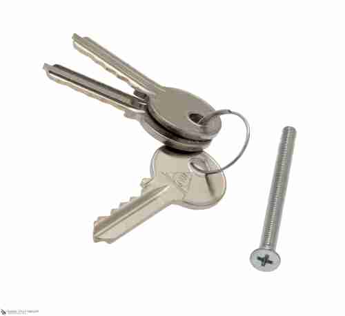 Цилиндровый механизм ключ-ключ Venezia 25/10/35 матовая бронза