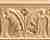 Керамогранит Vallelunga Rialto Crema List. Floreale Pain. бордюр 12х15