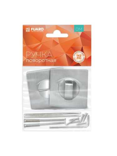 Ручка дверная Fuaro (Фуаро) межкомнатная K.DM51.Straight (Straight DM) SSC-16 сатинированный хром  Набор 5