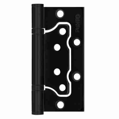 Комплект 8 шт. - Петля универсальная без врезки Punto 200-2B 100x2,5 BL (черный)