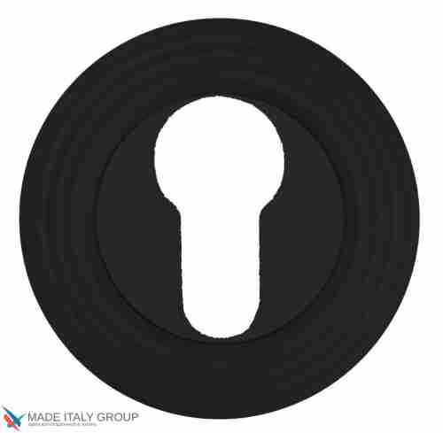 Накладка под цилиндр на круглом основании Fratelli Cattini CYL-1 D8-NM матовый черный 2 шт.