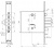 Замок врезной сувальдный с задвижкой и защёлкой BORDER ЗВ9-8 МКЗ/15, 5 кл. /77937/