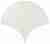 Плитка керамическая Equipe Scale Fan White Matt настенная 10,6х12