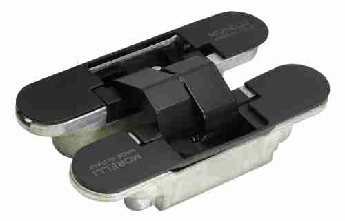 Комплект 4 шт. - Петля дверная скрытой установки Morelli HH-4 B черный