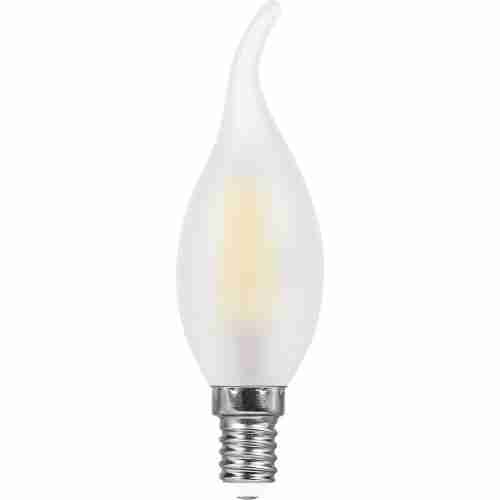 Лампа светодиодная филаментная Feron E14 11W 2700K Свеча на ветру Матовая LB-714 38009