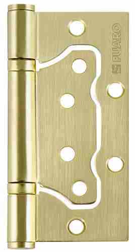 Комплект 8 шт. - Петля универсальная без врезки Fuaro 500-2BB/BL 100x2,5 SB мат. Золото
