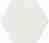 Керамогранит Equipe Hexatile Cement White напольная 17,5х20