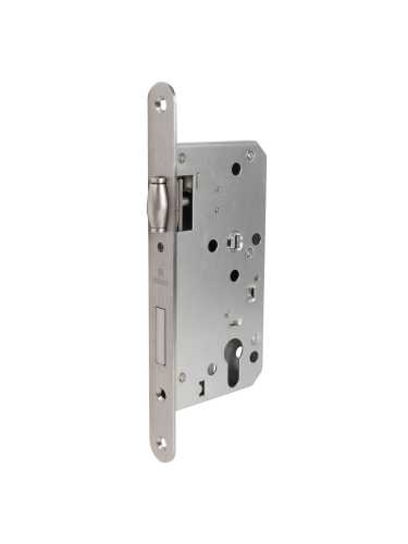 Замок Fuaro (Фуаро) врезной DD.INOX/C-55.72/R с роликовой защелкой