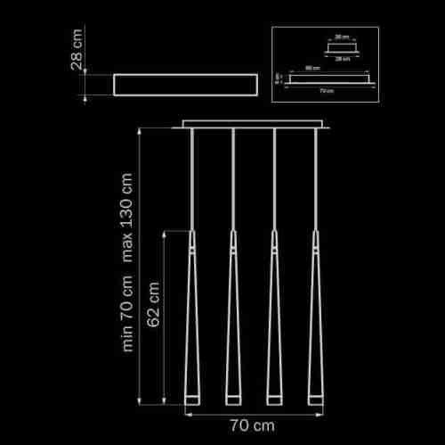 Подвесная люстра Lightstar Meta Duovo 807066