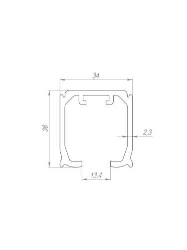 Верхняя Armadillo (Армадилло) направляющая SLD.Comfort-PRO/2000 track BL Черный