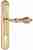 Ручка дверная Extreza GRETA (Грета) 302 на планке PL01 CYL Полированное золото F01