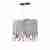 Подвесная люстра Lumina Deco Aldonea LDP 7051-4 CHR