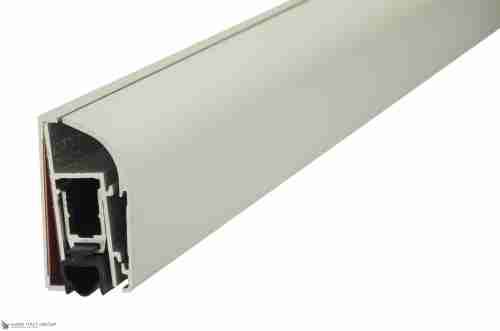 Автоматический порог накладной для стекла Venezia 1460GD/700-500 мм, 1 уровень, серебристый