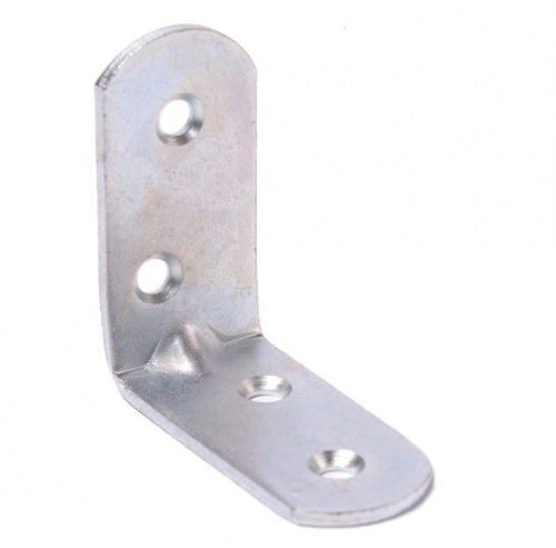 Кронштейн мебельный СКОБИС МК 40х40х20х2 цинк белый