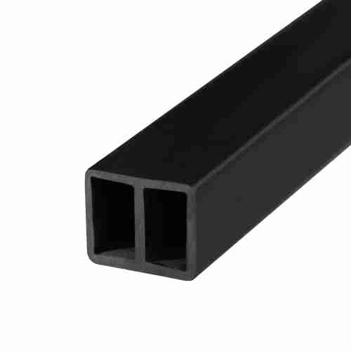 Терморазрыв (спейсер) для термодверей Fuaro (Фуаро) 20х24 мм, черный, длина 3 м