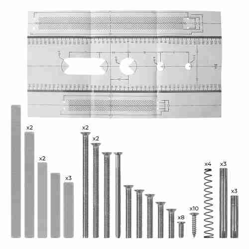 Замок врезной электронный к с ручкой Kaadas S500 с отпечатком пальца, черный