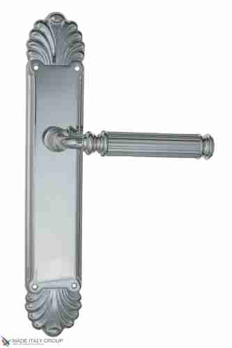 Дверная ручка Venezia "MOSCA" на планке PL87 полированный хром