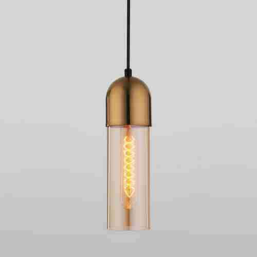 Подвесной светильник Eurosvet Airon 50180/1 янтарный