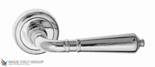 Дверная ручка на круглом основании Fratelli Cattini "TOSCANA" D1-CR полированный хром