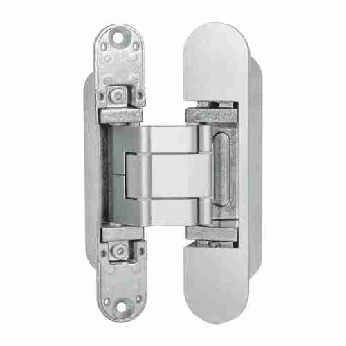 Комплект 2 шт. - Петля дверная скрытой установки AGB E30200.64.34 матовый хром ECLIPSE 4.1 + 4 накладки в комплекте