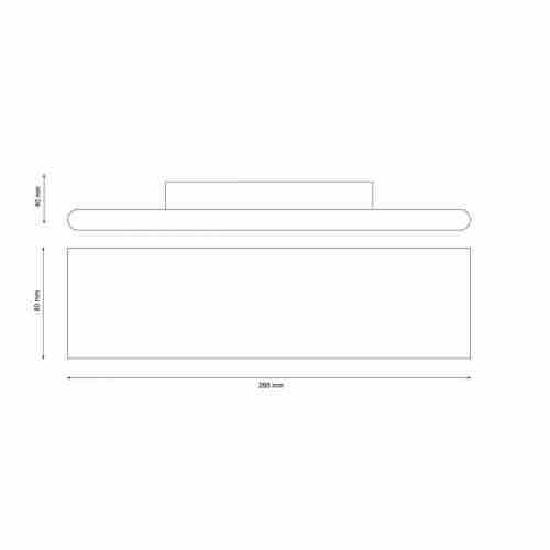 Настенный светильник Lucia Tucci Aero W206 Nero LED