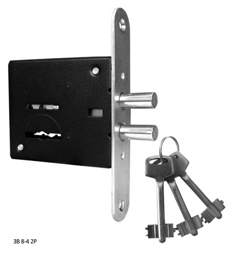 Замок врезной сувальдный ОМЕГА ЗВ8-4 2Р, 3 кл.