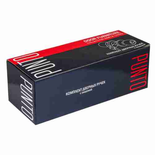 Ручка защелка 6072 BL-E (кл./фик.) черный