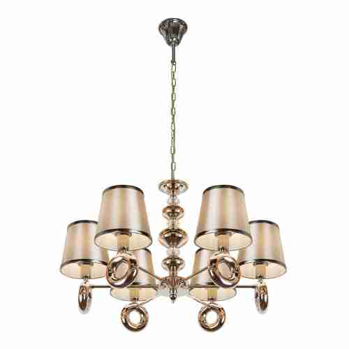 Подвесная люстра iLamp Brooklyn P2401-6 Nickel