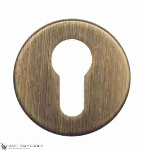 Накладка под цилиндр на круглом основании Fratelli Cattini CYL 7.7-BY матовая бронза 2 шт.