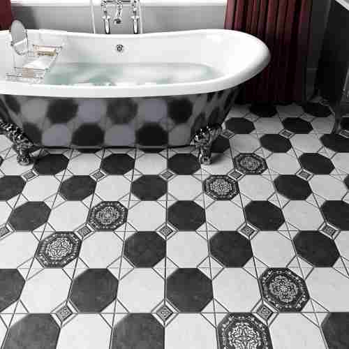 Керамогранит Керамин Лимбург 7 белый 40х40