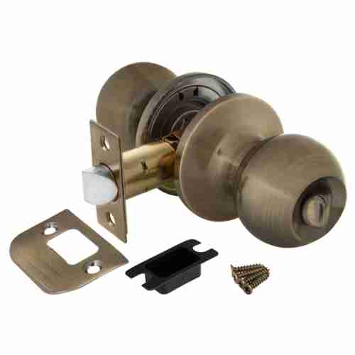 Ручка защелка 6082 AB-B (фик.) бронза