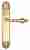 Дверная ручка Venezia "GIFESTION" на планке PL87 полированная латунь
