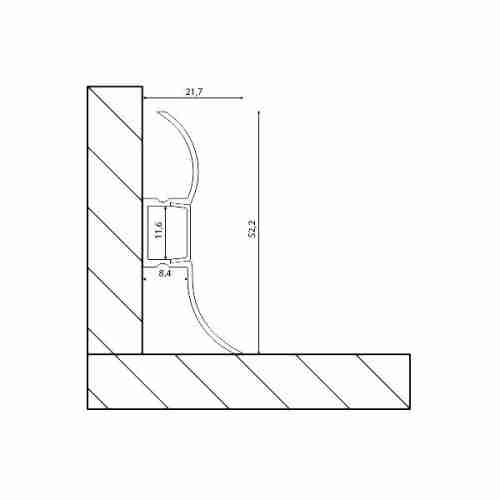 Профиль для светодиодной ленты SWG ARC ARC-5319PL
