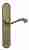 Дверная ручка Venezia "VIVALDI" на планке PL02 матовая бронза
