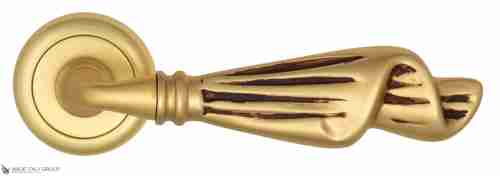 Дверная ручка Venezia "OPERA" D1 французское золото + коричневый