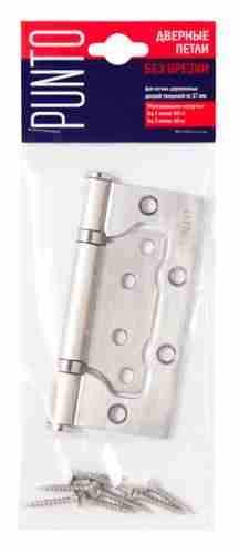 Комплект 8 шт. - Петля универсальная без врезки Punto 200-2B/HD 100x2,5 SC мат. хром