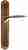 Ручка дверная Extreza CALIPSO (Калипсо) 311 на планке PL01 PASS матовая бронза F03