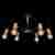 Потолочная люстра Loft IT Sven 10024/6 Black Потолочная люстра Loft IT Sven 10024/6 Black