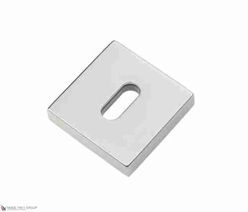 Накладка дверная квадратная под ключ буратино Venezia Unique KEY-20 полированный хром 2 шт.
