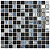 Мозаика Vidrepur Astra Black Черный (на сетке) 31,7х31,7