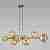 Подвесная люстра Eurosvet Roger 70113/8 янтарный
