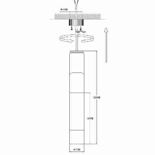 Трековый светильник Artelamp Orion A2514PL-1BK