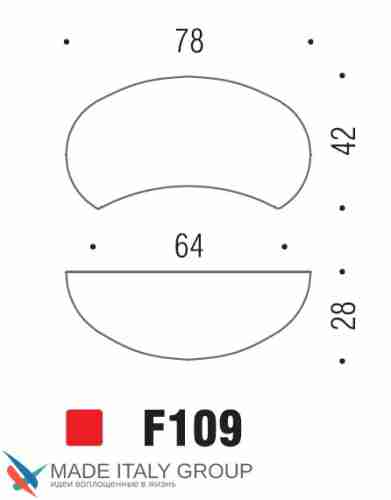 Ручка кнопка модерн COLOMBO DESIGN F109-CM матовый хром